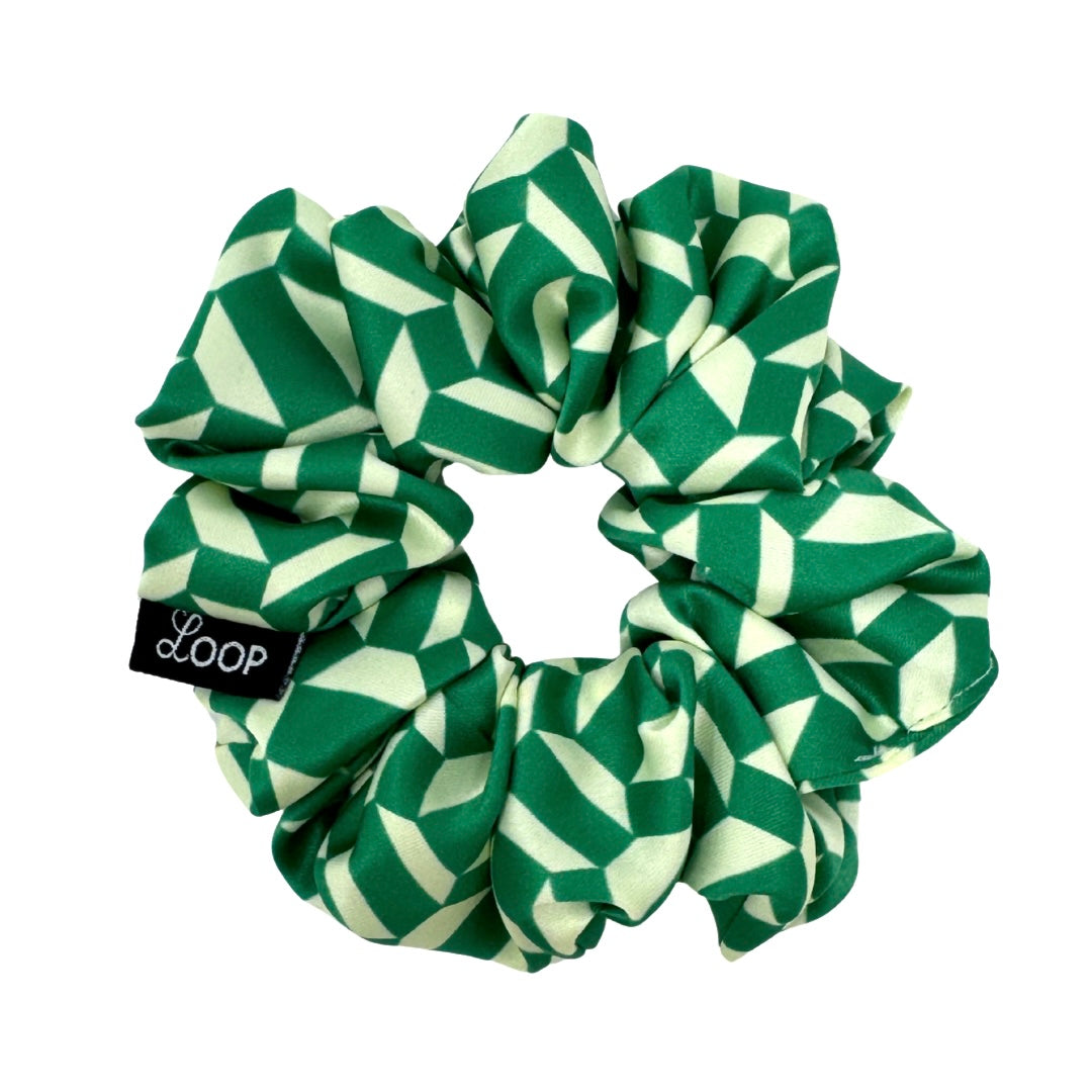 Kaleidoscope Green Satin*