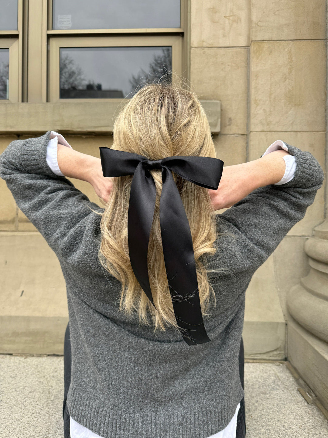 Satin Ribbon Oversized Bow