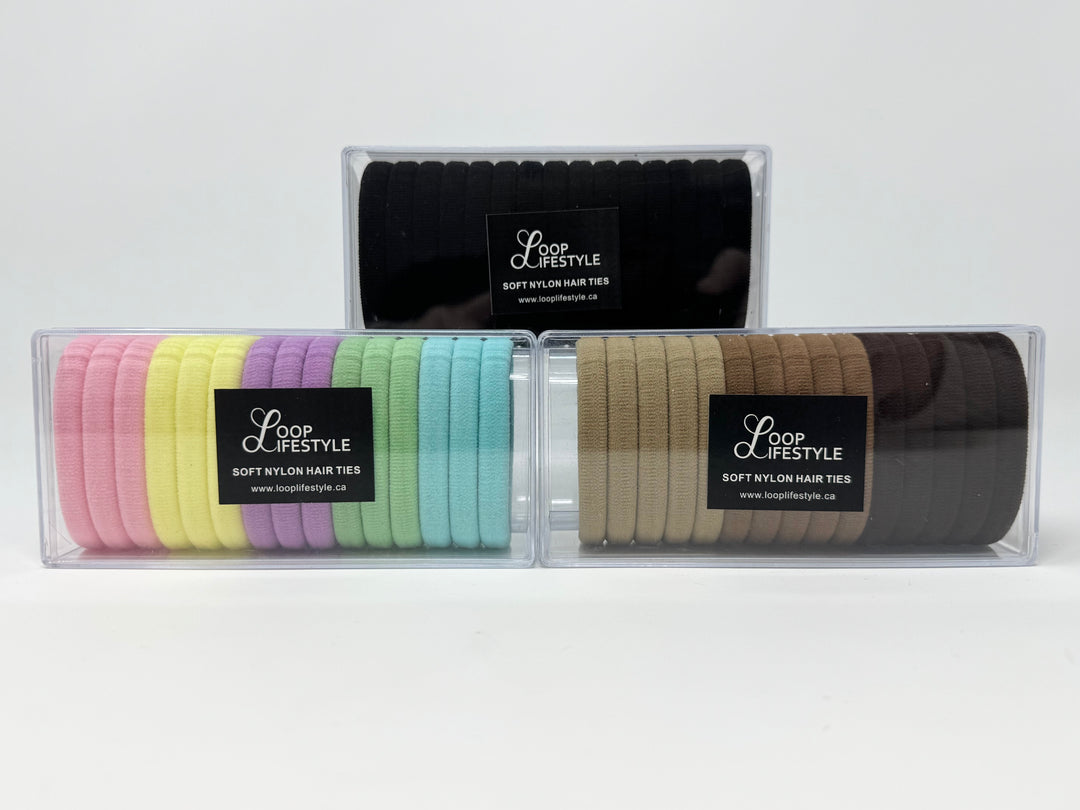 Nylon Hair Tie Box Set