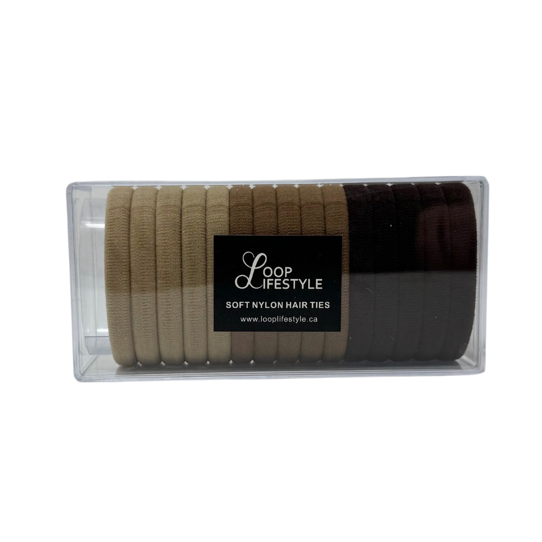 Nylon Hair Tie Box Set
