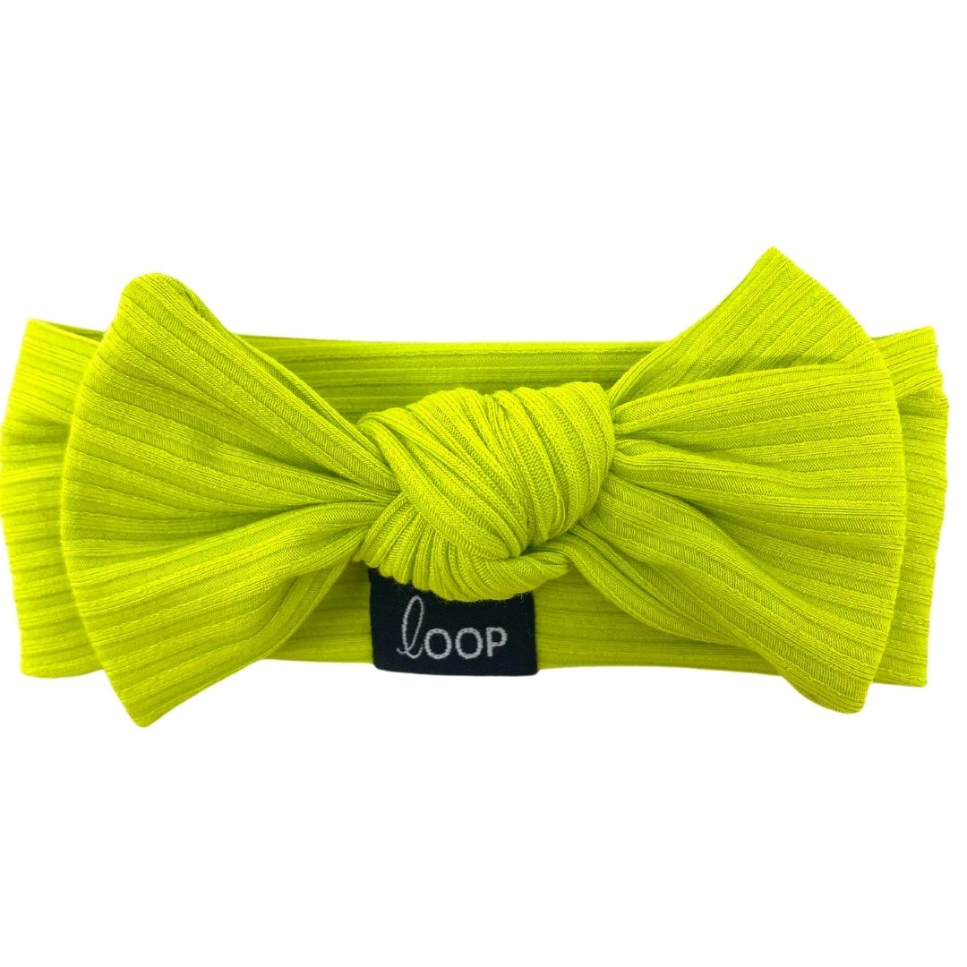 Lime Ribbed Everyday Knot
