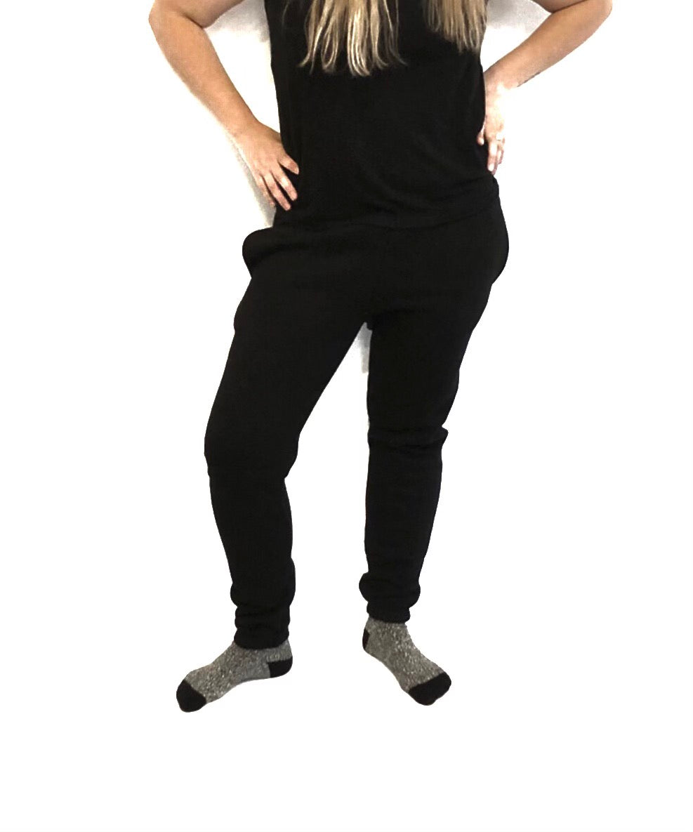 Black Loop Sweatpants