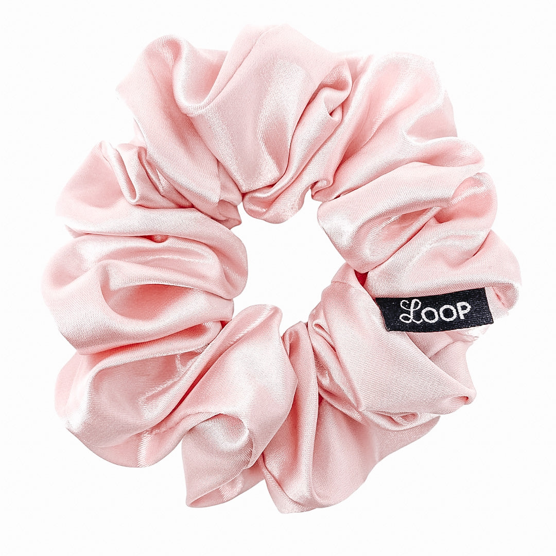 Love Knots Tie Scrunchie - White