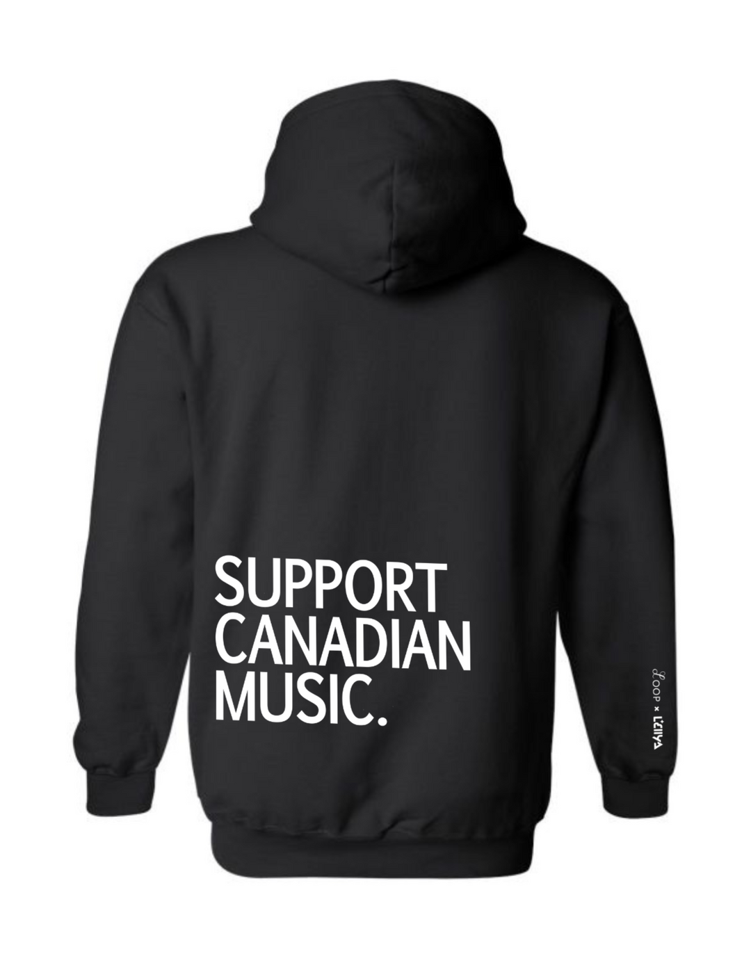 Support Canadian Music Hoodie by LEIIYA