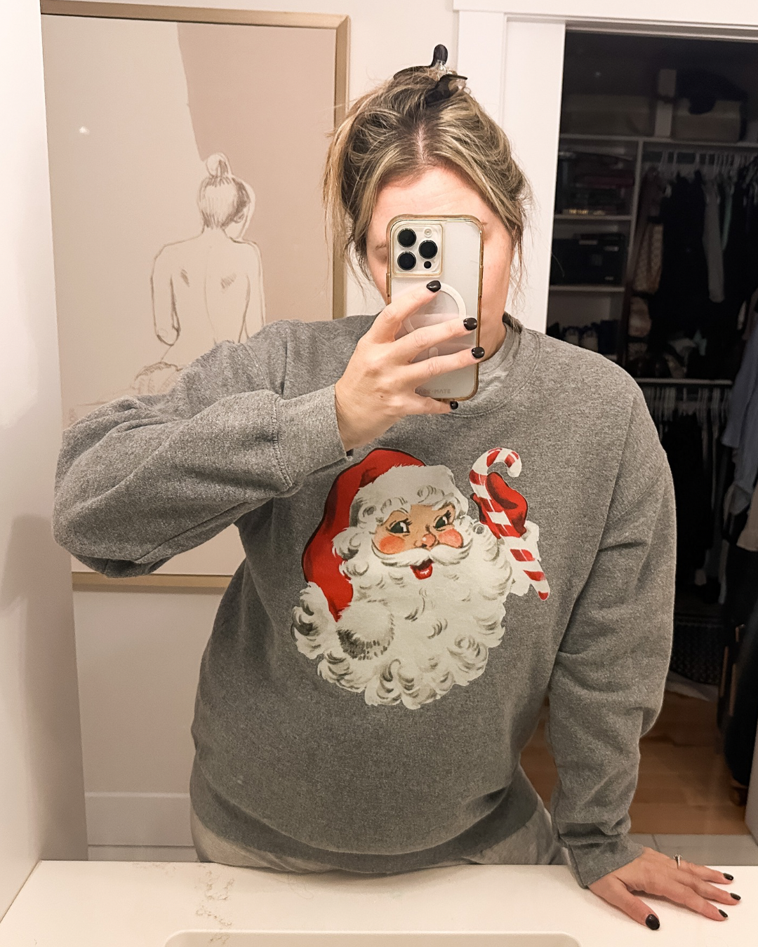 Vintage Santa Holiday Crew