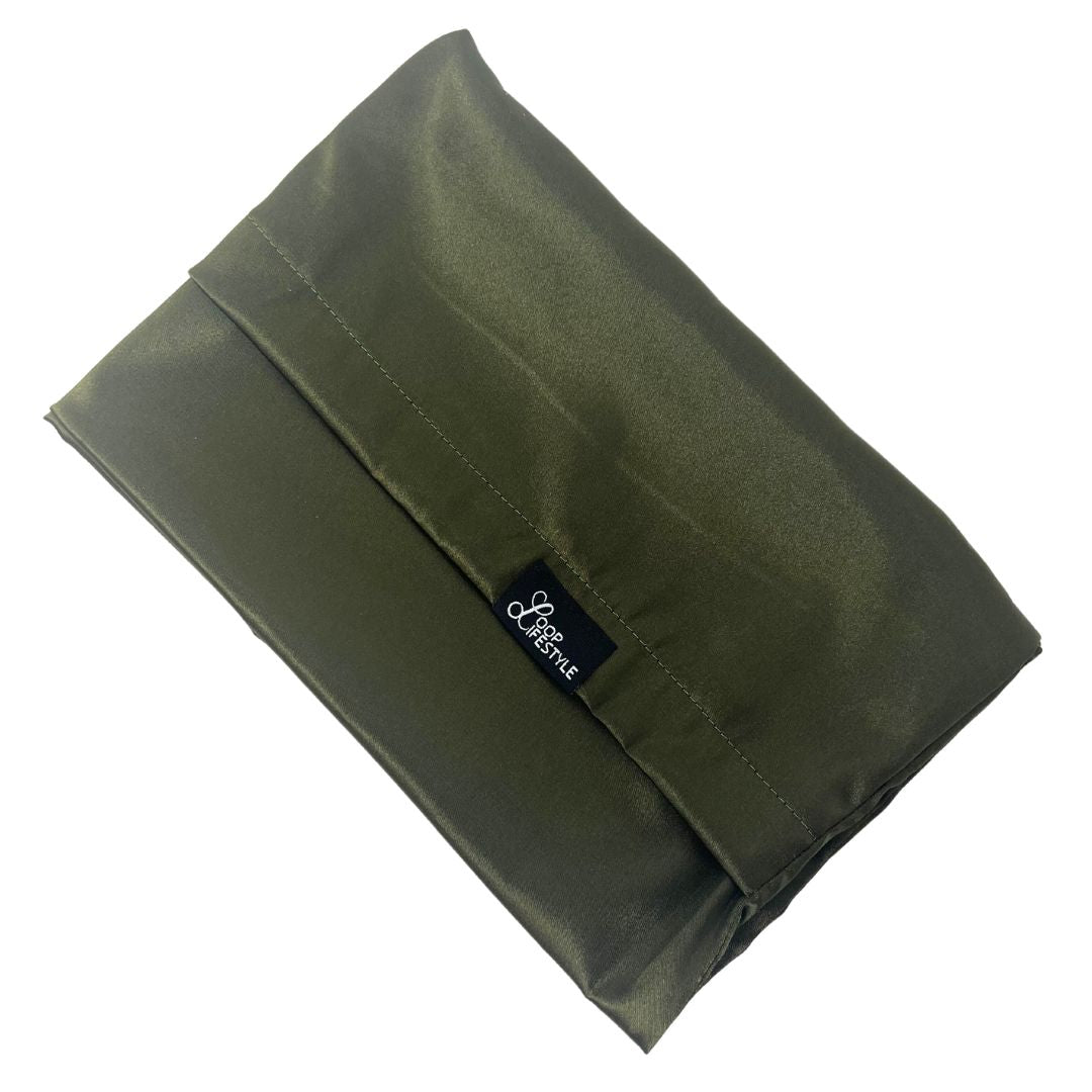 Exclusive *Olive* Satin Pillowcase