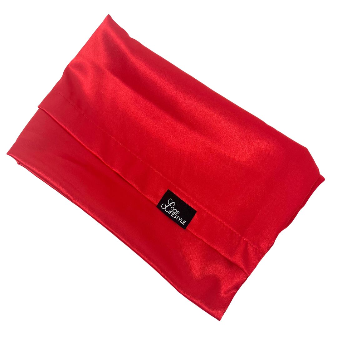 Exclusive *Red* Satin Pillowcase