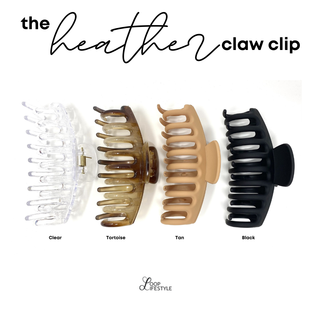The Heather Claw Clip